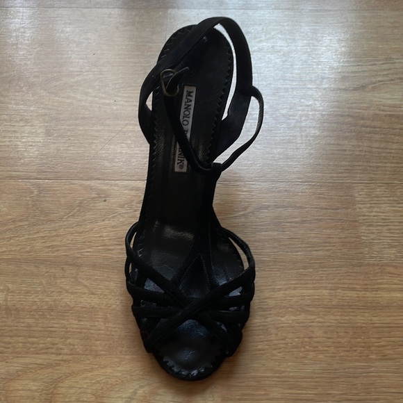 Manola Blahnik black sandals size 37 - Picture 6 of 9